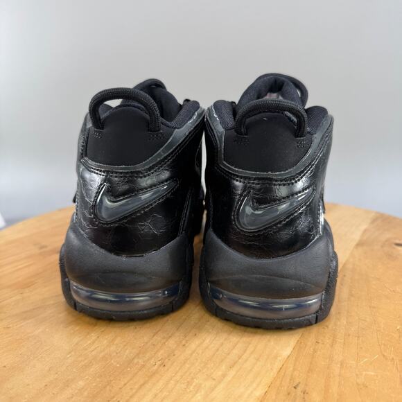 6.5Y / Womens 8 - Nike Air More Uptempo Black Anthracite (GS) FV2264-001 NEW - Picture 4 of 8